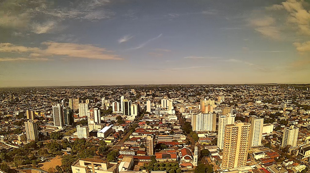Campo Grande nesta manhã de segunda-feira
