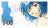 Rei stamp of Rei from evangelion text that says rei overtop
