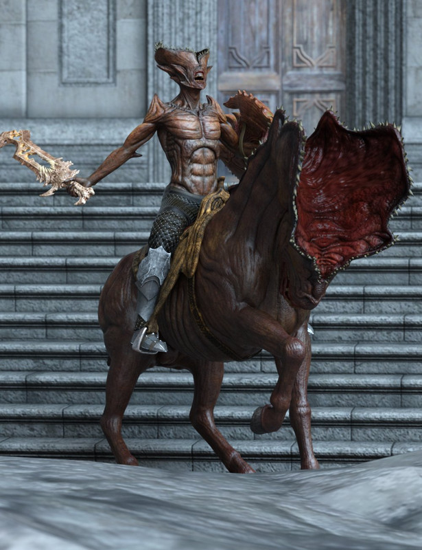 Hell Rider II Poses for Lord of the Abyss and Mount of the Abyss Hell Rider II Poses for Lord of the Abyss and Mount of the Abyss