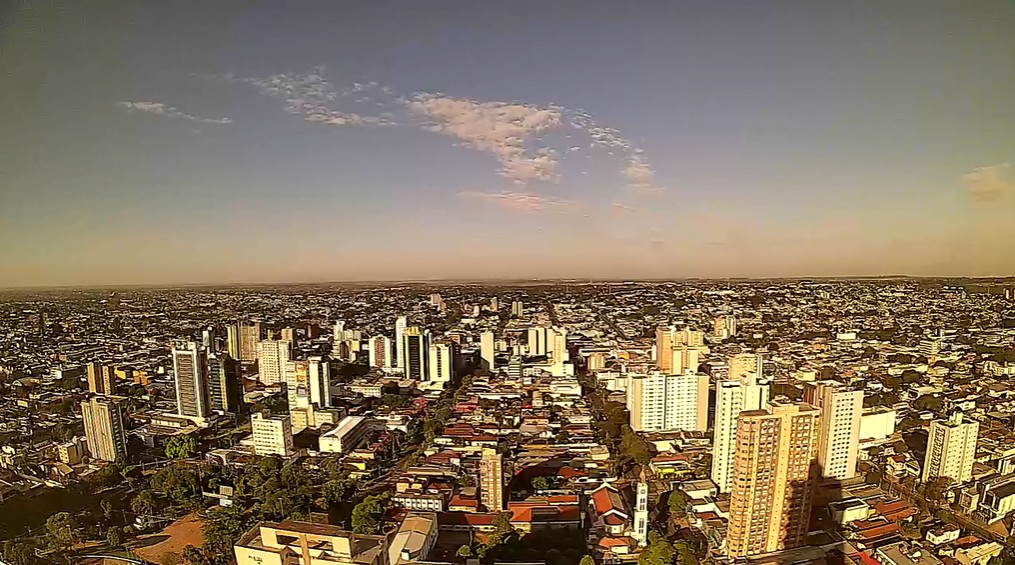 Campo Grande nesta manhã de segunda-feira