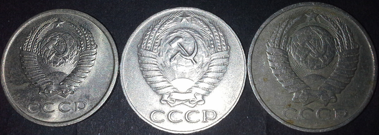 3 монеты орел