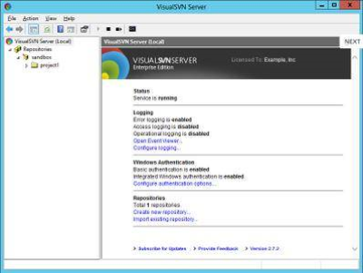 VisualSVN Server Enterprise 3.9.3