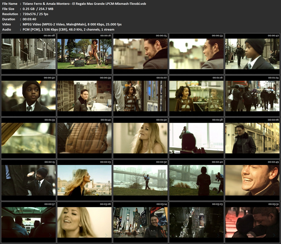 Tiziano Ferro & Amaia Montero - El Regalo Mas Gr
