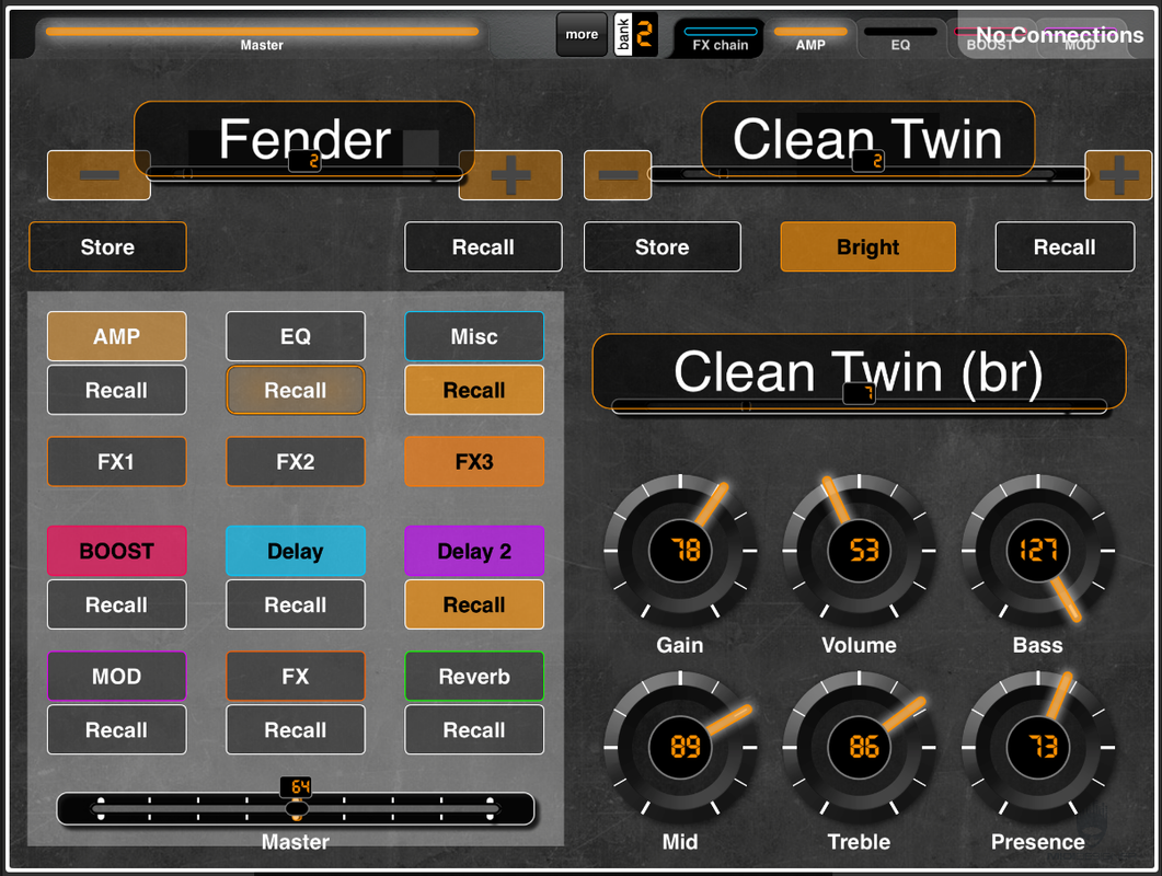 Gurbz Katana IOS midi controller deluxe (midi designer pro 2 layout)