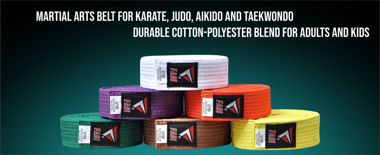 Fadi Sports White Karate Belt