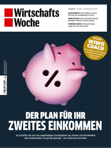 Cover: Wirtschaftswoche Magazin No 38 vom 16  September 2022