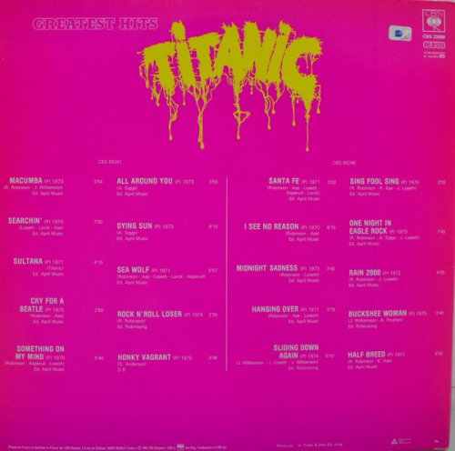 Titanic - Greatest Hits (1981) [2LP | Vinyl Rip 24/192] Lossless+MP3