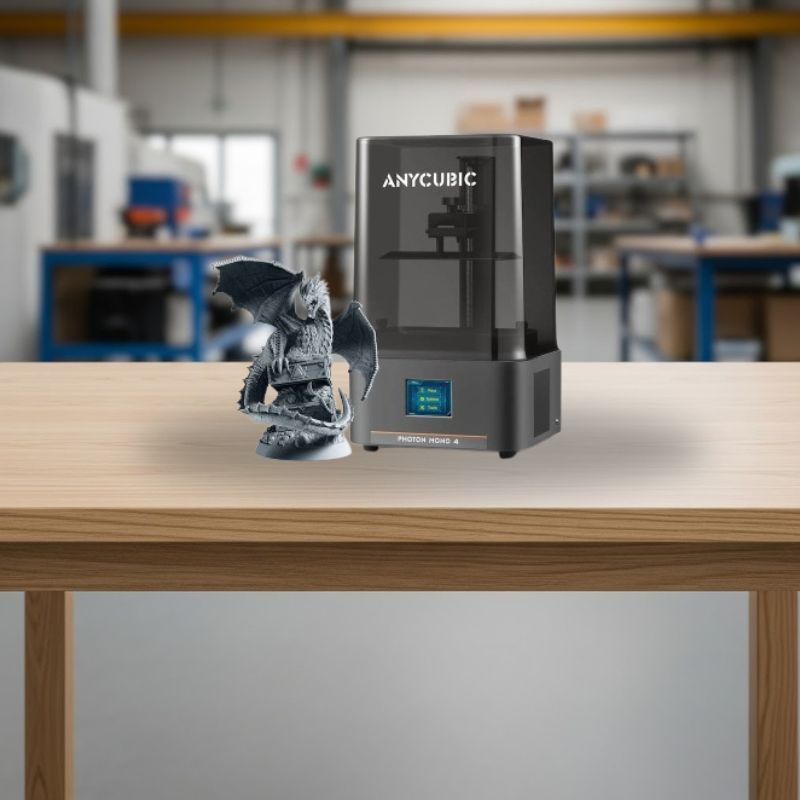 Impressão detalhada em resina