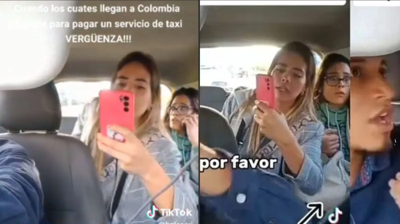Turistas mexicanas pelean con taxista en Colombia por tarifa