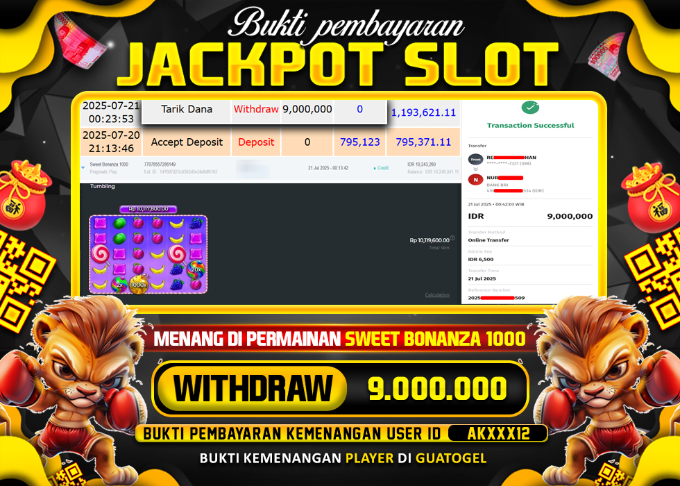 BUKTI JACKPOT LUNAS GUATOGEL