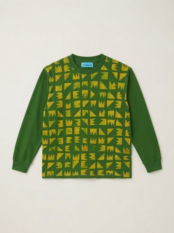 Green Crown Long Sleeve Shirt