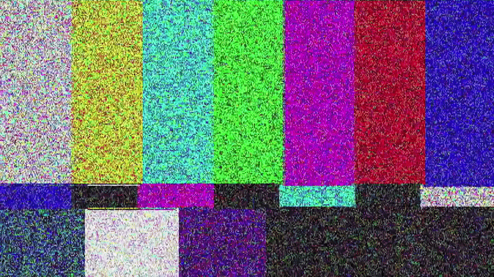 TV static animation