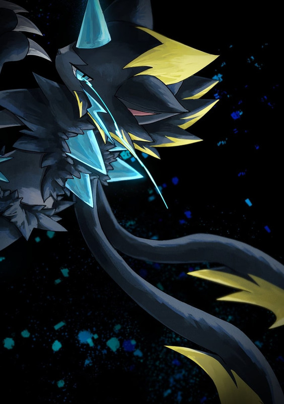 zeraora-and-mega-zeraora-pokemon-drawn-b