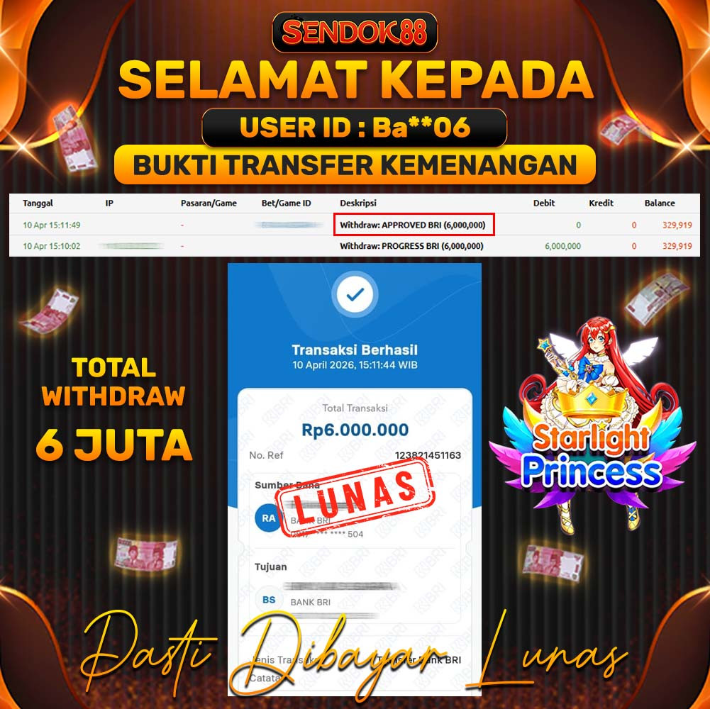 SENDOK88 JEPE! STARLIGHT PRINCESS Rp 6.000.000,- LUNAS!