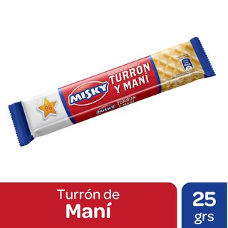 5144 | Turron De Mani Misky X 25 Grs