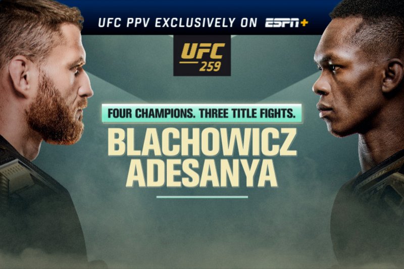 Резултати от UFC 259