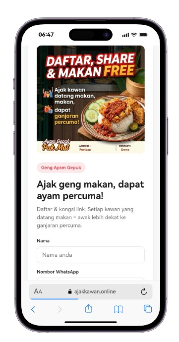 Demo AjakKawan
