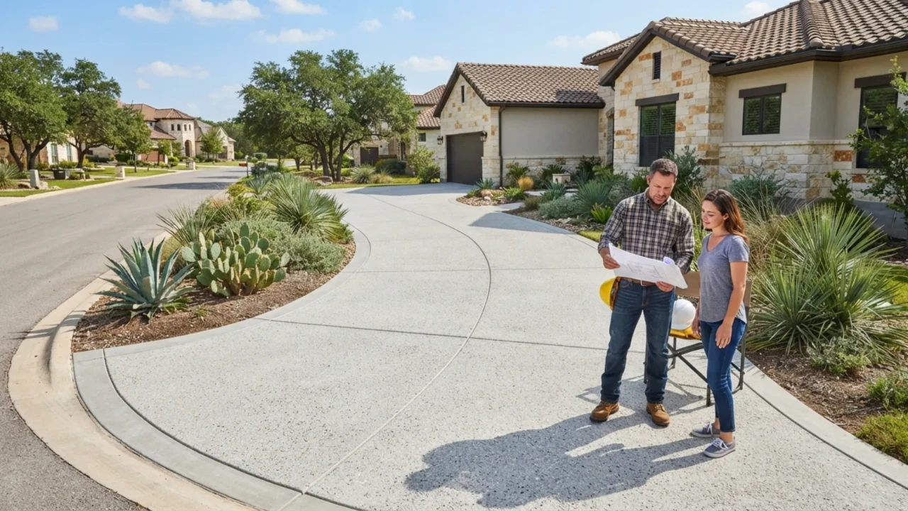 Concrete Driveway Planning San Antonio