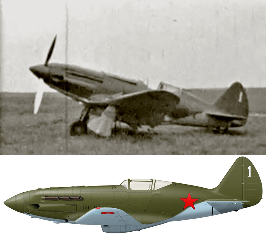 Mikoyan-Gurevich-MiG-3-28IAP-White-1-at-Chunev-(Tsunev)-airfield-June-1941-01