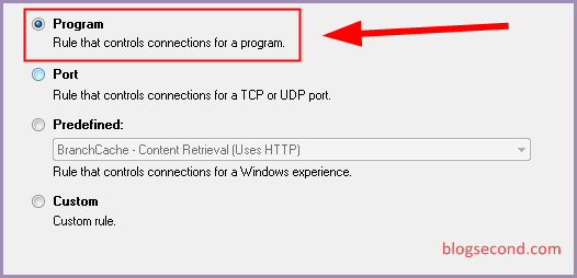 Memblokir Akses Internet di Suatu Program Windows