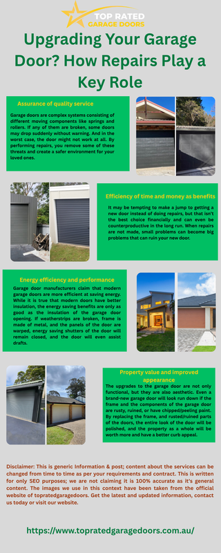 Upgrading Your Garage Door How Repairs Play a Key Role Infographic