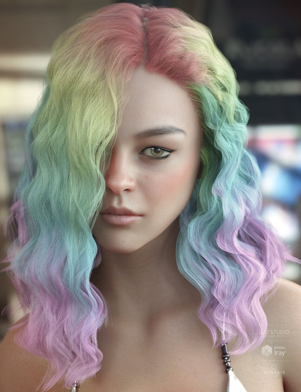 Vance Hair Bundle for Genesis 3 & 8 Vance Hair Bundle for Genesis 3 & 8