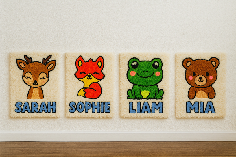 SideBaby Teppich – personalisierter Baby- und Kinderzimmer-Teppich von SideSocks