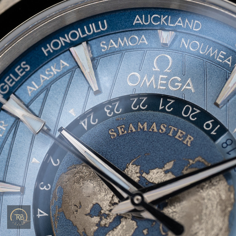 Omega Aquaterra WorldTimer Summer Blue - Image 4