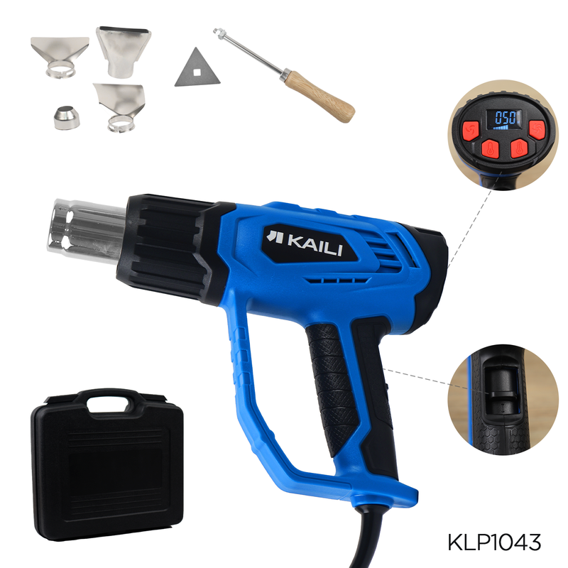 PISTOLA DE AIRE CALIENTE 2000W CONTROL DIGITAL KAILI