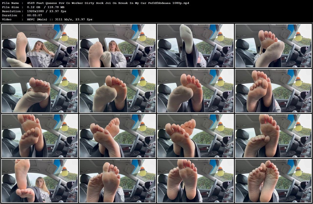 4549 Feet Queens Pov Co Worker Dirty Sock Joi On Break In My Car Fefdfbbdeaea 1080p mp4