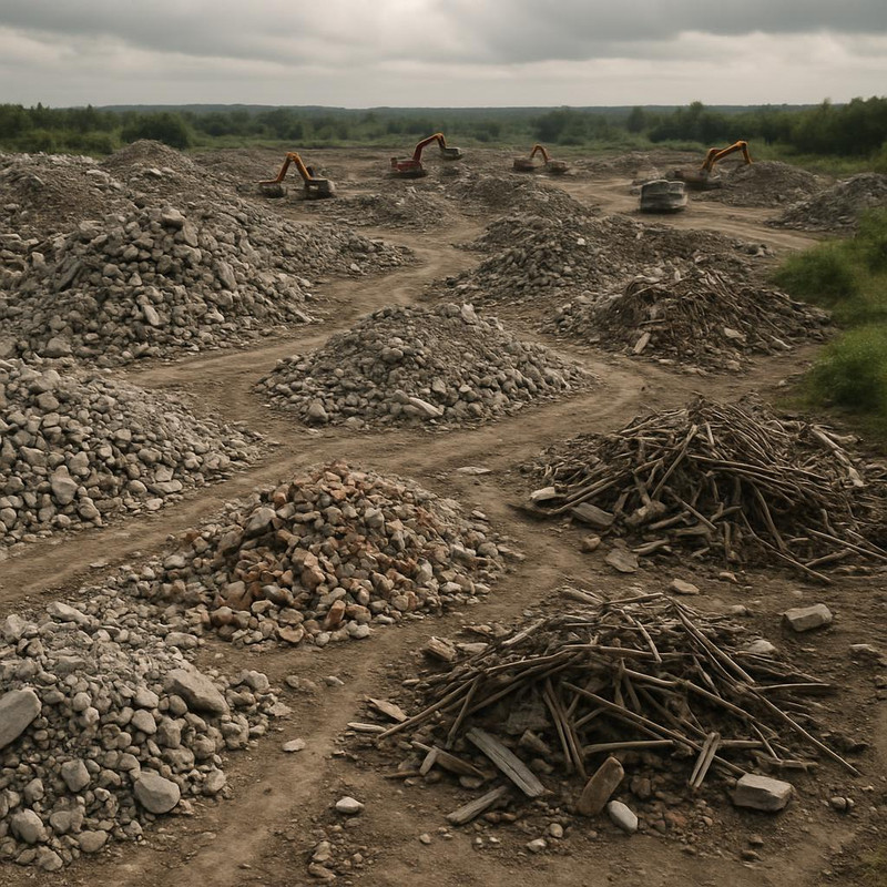 Полигон утилизации строительного мусора в Подмосковье