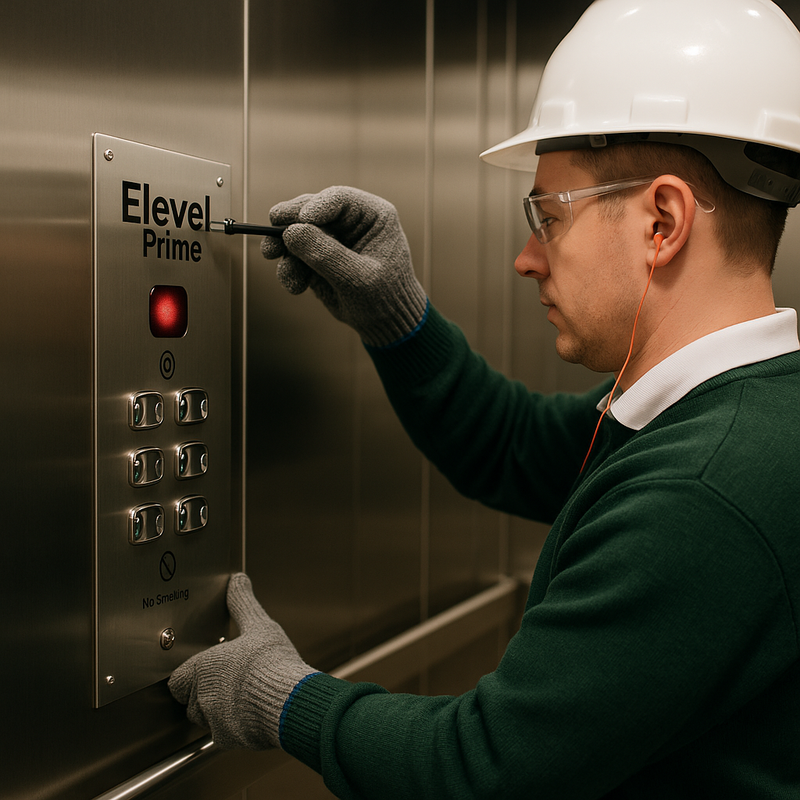 Elevador residencial moderno instalado em casa