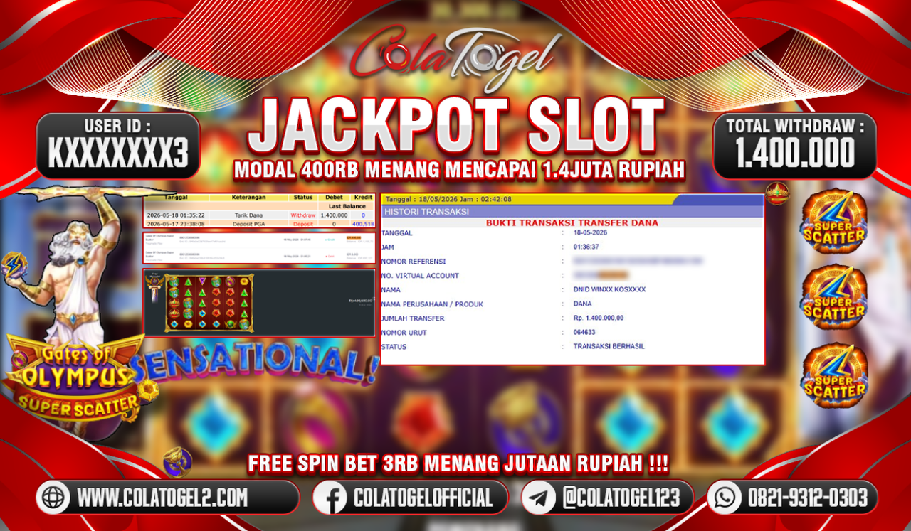 JACKPOT SLOT GACOR!!