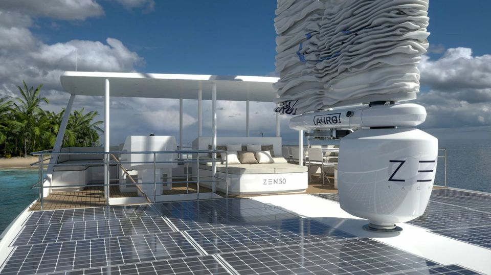 foto zen50 yacht elettrico solare catamarano