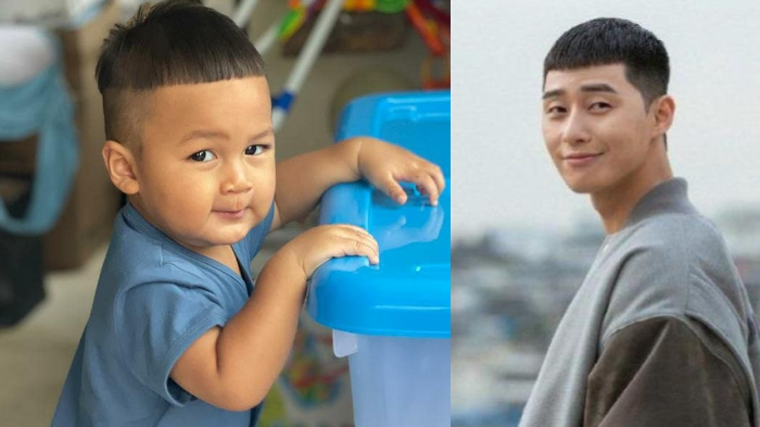 Paula Verhoeven ubah gaya rambut Kiano Tiger Wong menjadi mirip Park Seo Joon