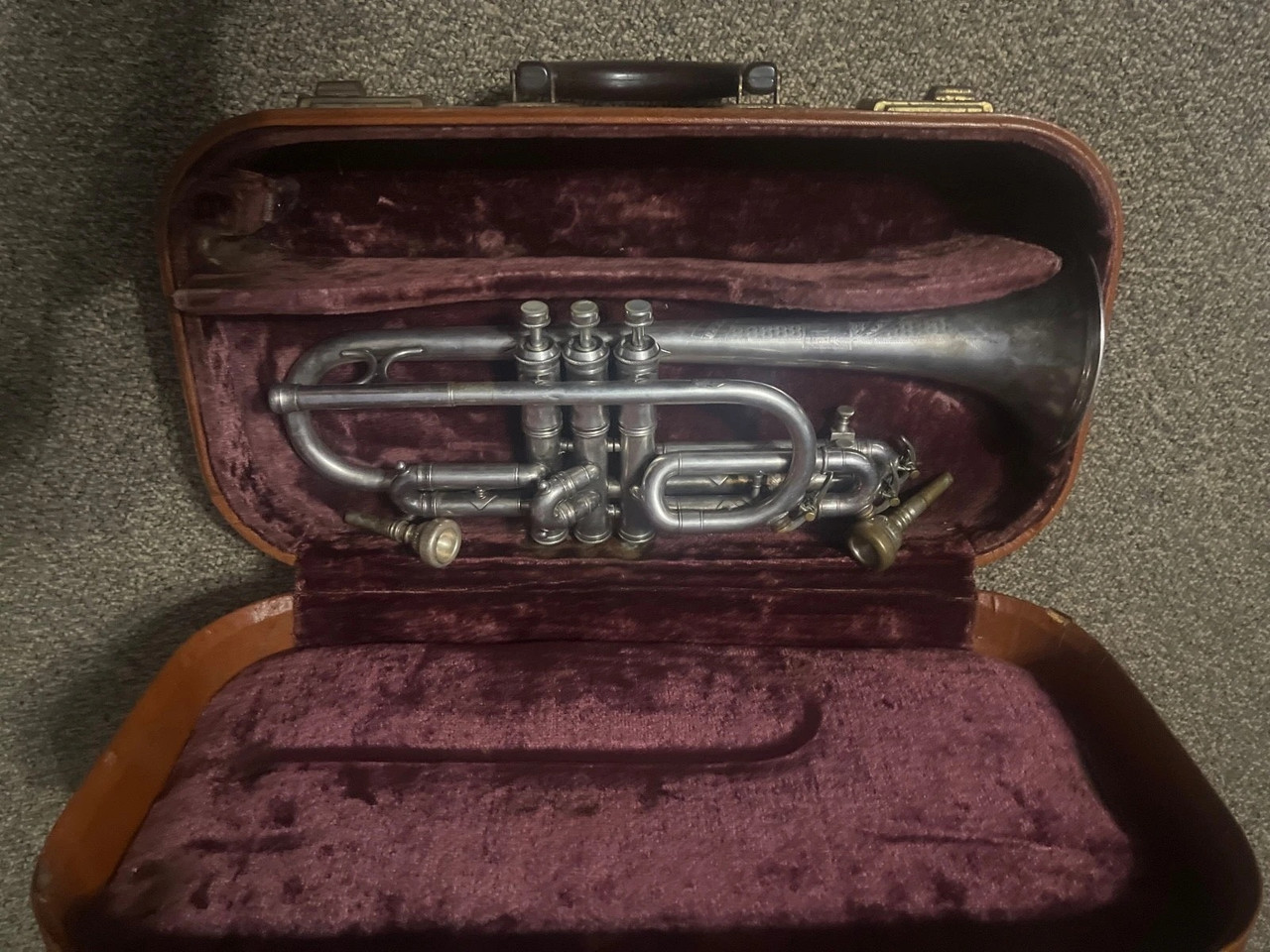 Holton 1937 Model 24 Resotone cornet sn 122571 (1)