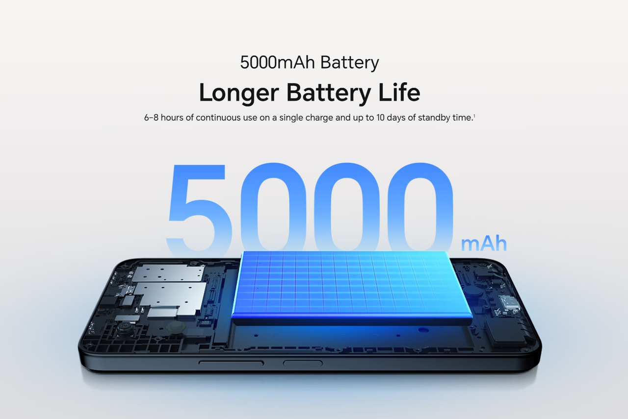 Powerful 5000mAh Battery