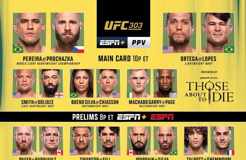 Резултати от UFC 303