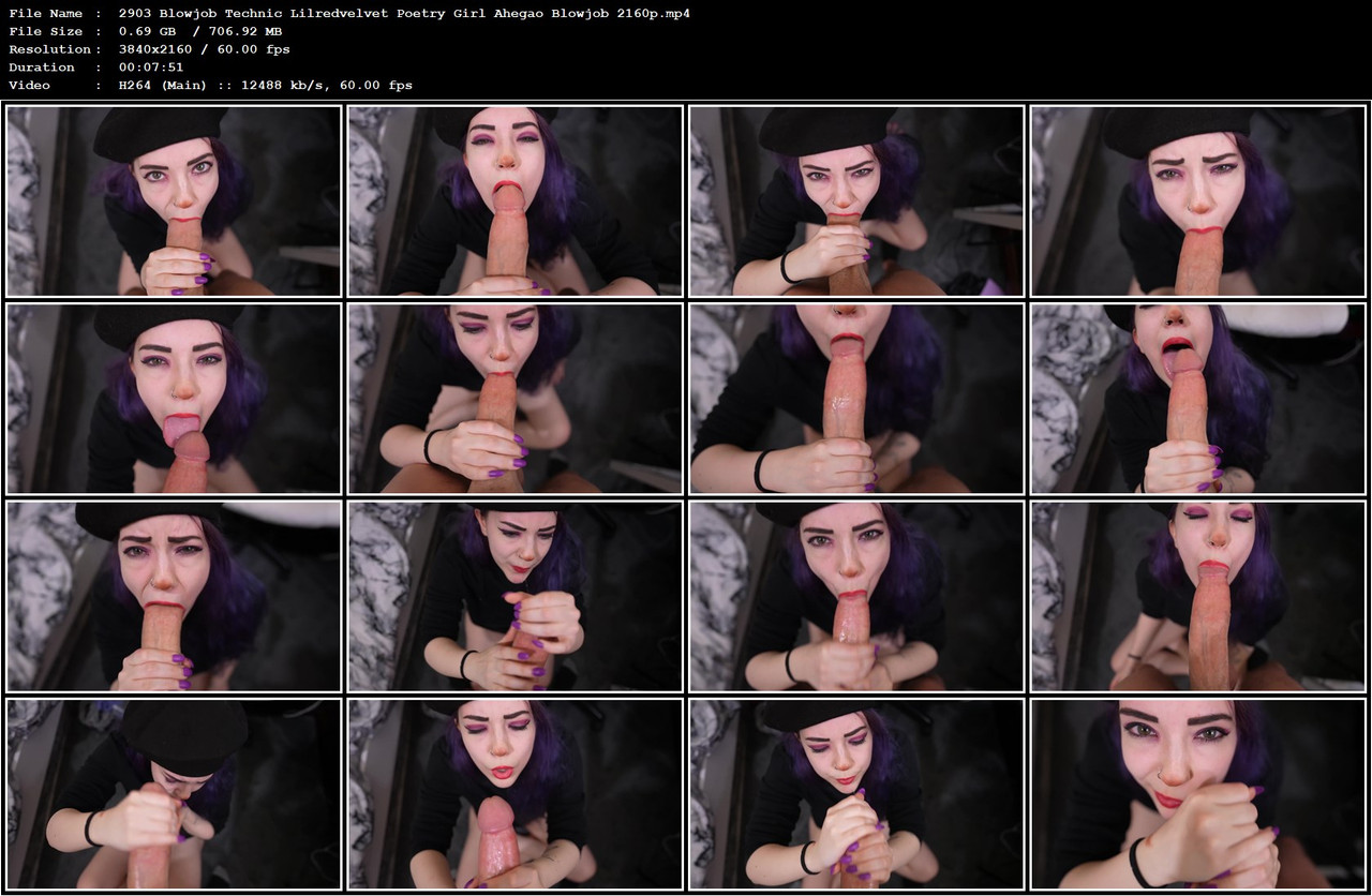 2903 Blowjob Technic Lilredvelvet Poetry Girl Ahegao Blowjob 2160p mp4
