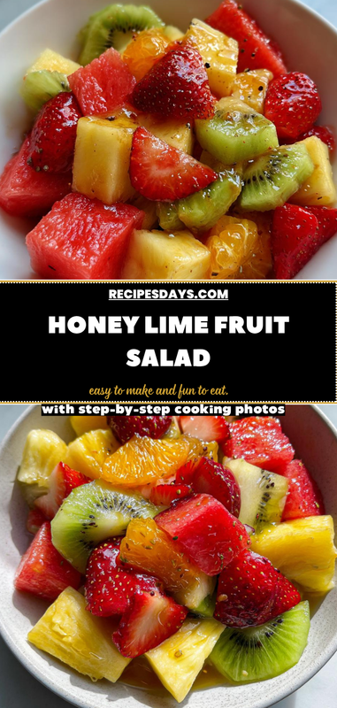 44 Honey Lime Fruit Salad