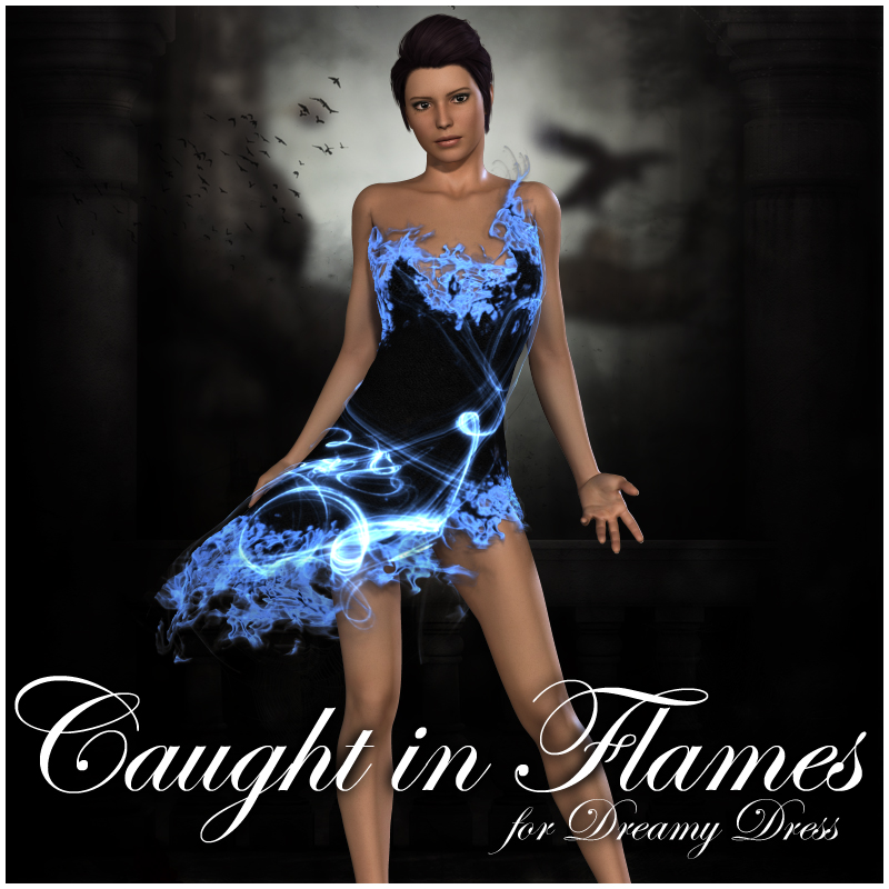 Caught in Flames for Dreamy Dress