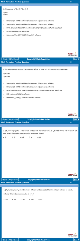 Math Revolution Questions