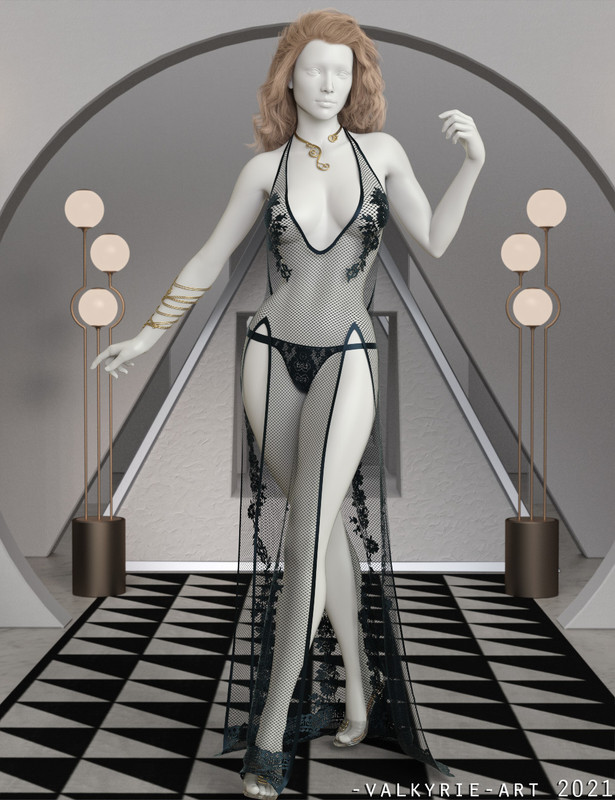 InStyle - Therese Halter Gown for Genesis 8 Female InStyle - Therese Halter Gown for Genesis 8 Female