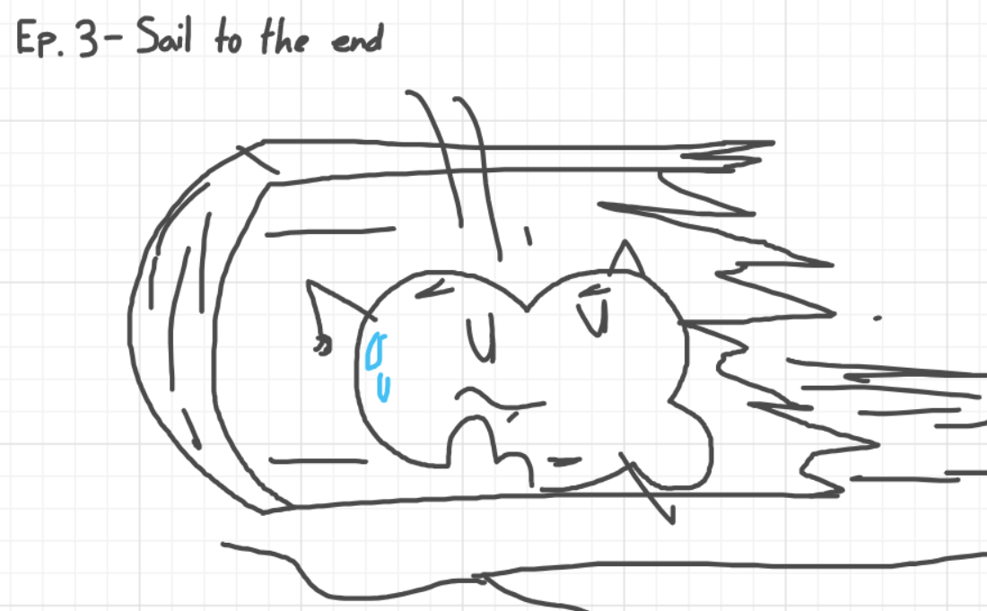 A panel from The Prime Number Few, episode eight of the Board Boards object show by Furretwalk/WalkingFurret.