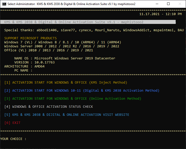 KMS/2038 & Digital & Online Activation Suite 9.2