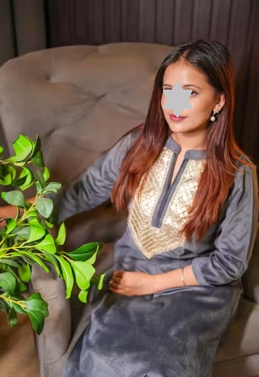 Women's Woolen Velvet Kurta and Pant Set | Winter Wear | Warm Velvet Ethnic Outfit | V-Neck Embroidery Lace Work Design | Grey Color Color 4 (KS129)