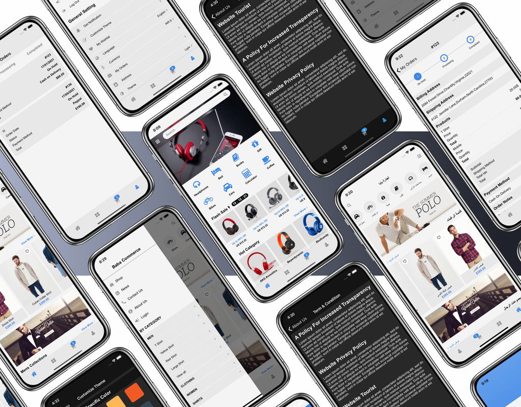 Apps Shop UI kit (POS) - React Native & Ionic Angular E-Commerce Templates (Grocery,Food, Fashion) - 11