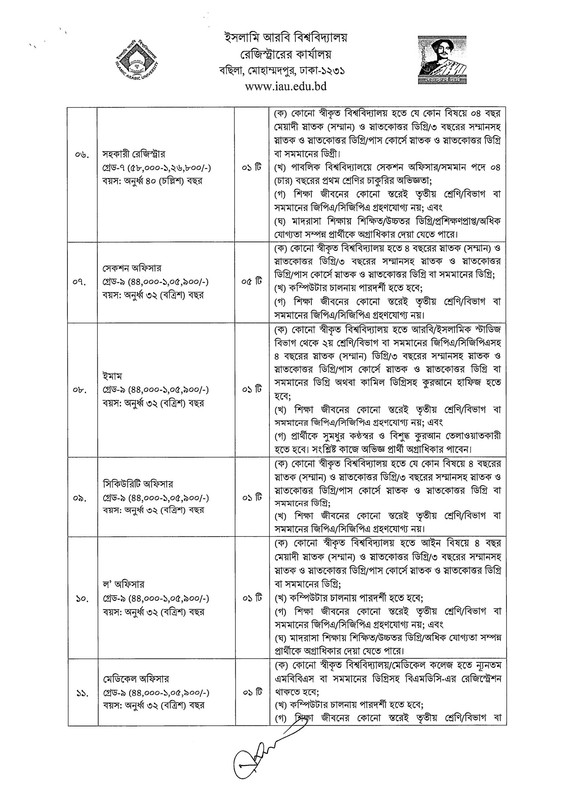 Islamic-Arabic-University-Officer-Job-Circular-2026-PDF-4