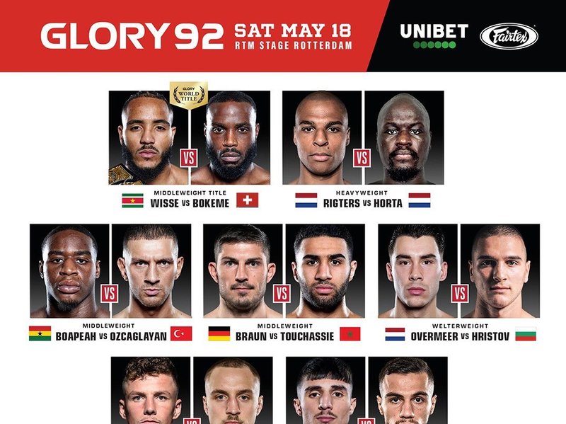 Резултати от GLORY 92