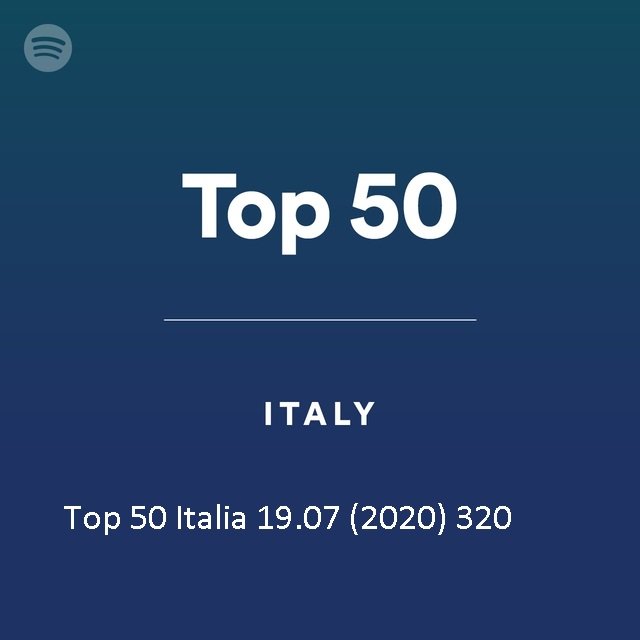 Top 50 Italia 19/07 (2020) mp3 320 Kbps
